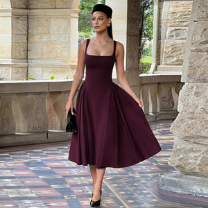 corset midi dress, fit and flare dress, burgundy corset dress, corset top dress, pleated skirt dress, pleated midi dress, pleated dress, pink corset sundress, midi swing dress, fit and flare midi dress, square neck midi dress, corset wedding guest dress, fit and flare cocktail dress, prom and dance dress, prom dress.