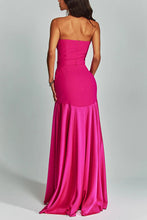 Load image into Gallery viewer, corset tube dress, cocktail party gown, bodycon evening gown, mermaid gown, off shoulder evening dress, wedding guest evening dress, bodycon evening gown, tube dress.