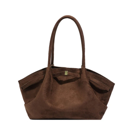 Heirloom Faux Suede Tote Bag | Shoulder Bag