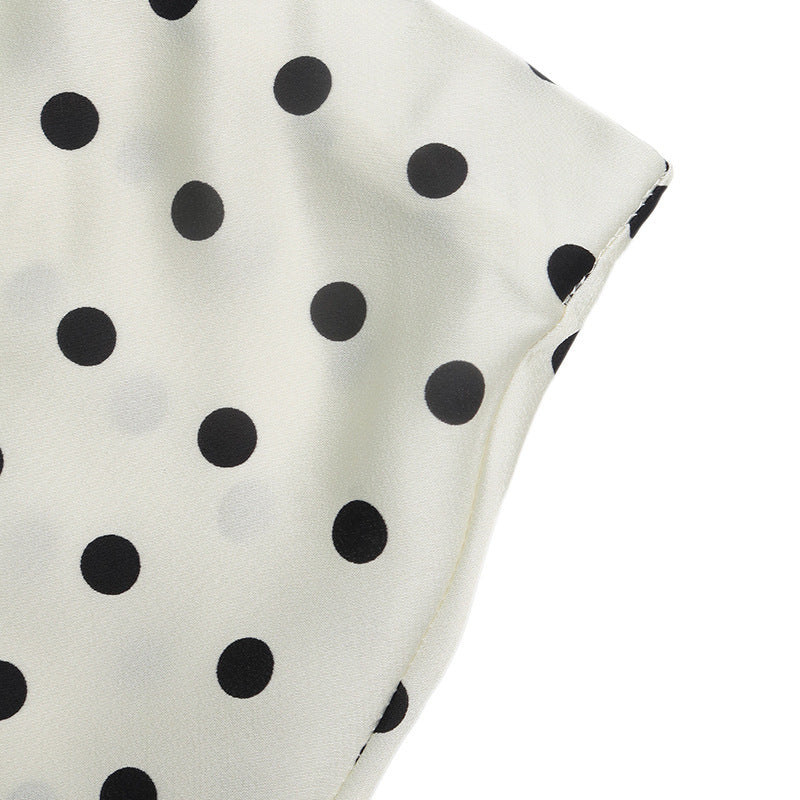 Alizeh Polka Dot Midi Skirt | Flared Fishtail Skirt