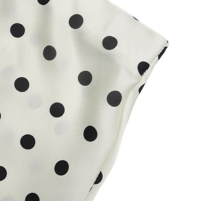 Alizeh Polka Dot Midi Skirt | Flared Fishtail Skirt