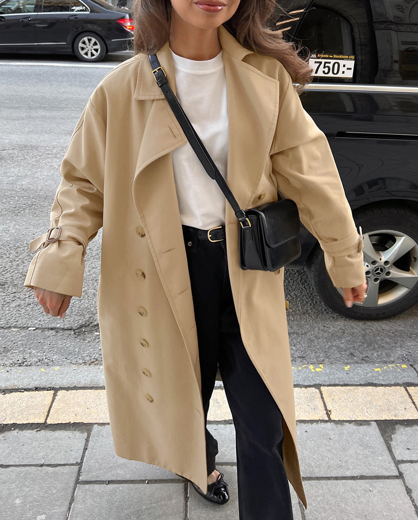 fall trench coat women, business trench coat women, classic trench coat women, long trench coat women, beige trench coat women.