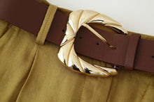 Load image into Gallery viewer, Aubrey Mustard Fancy pantsuit Tailored Vest and Pants Set | Wide Leg Coord Set Women Business Casual | Vest Set | Waistcoat