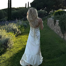 Load image into Gallery viewer, halterneck polka dot