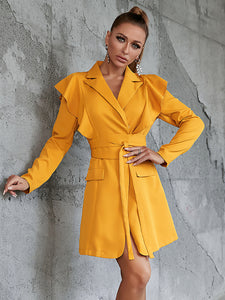 womens blazer dress,  Blazer Dress Outfit, suit dress, ,Power classic suit dress, Long coat Dress. Suit Coat Dress, Blazer Dress, womens business attire dress, womens semi formal dress, Women Blazer, Modern blazer, business casual women, formal wear dress, Long Blazer Dress, Jacket Dress womens power suit, double breasted dress, yellow suit coat, yellow blazer dress, women's jacket, women's suit coat.