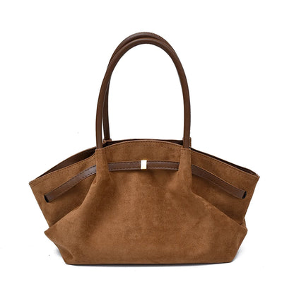 Heirloom Faux Suede Tote Bag | Shoulder Bag
