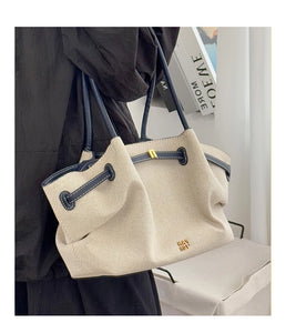 oversized canvas tote bag, Serane structured belted canvas tote bag with gold hardware, oversized professional laptop tote, perfect everyday office and weekend travel bag, structured canvas tote bag for business casual women