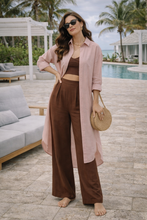 Load image into Gallery viewer, shirt dress for women, beach cover up dress, business casual shirt dress, linen dress casual, Oversized shirt dress with linen shirt dress texture and shirt dress midi length, button front oversized shirt dress styling for beach cover up dress and casual shirt dress wear