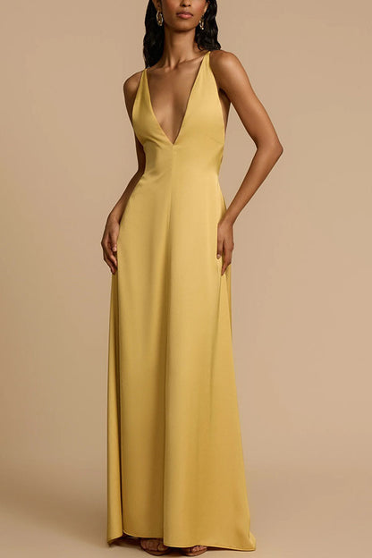 princess polly baby blue dress Mac Duggal - Gold High Neck Sleeveless Embellished Gown main image 1