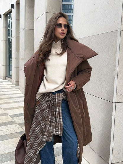 Quilted Long Puffer Parka Jacket, womens parka, quilted parka coat, parka coat, quilted coat, puffer jacket womens, parka down jacket, long puffer jacket, winter jacket women, parka jacket women, puffer parka, puffer coat, womens parka coat, long black puffer coat, women's winter cots & jackets, fall coat, brown overcoat, plaid puffer coat.