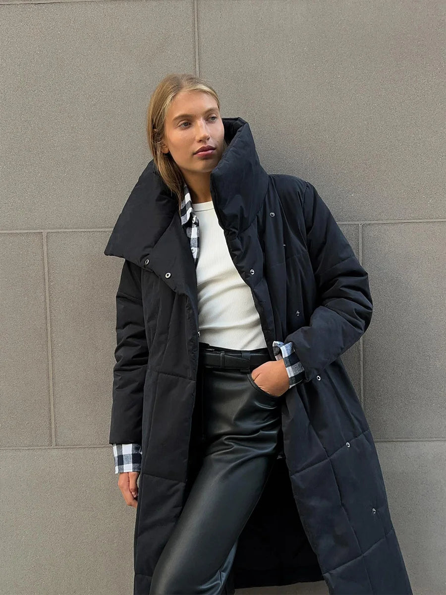 Quilted Long Puffer Parka Jacket, womens parka, quilted parka coat, parka coat, quilted coat, puffer jacket womens, parka down jacket, long puffer jacket, winter jacket women, parka jacket women, puffer parka, puffer coat, womens parka coat, long black puffer coat, down coat women, long puffer jacket women, down coat, hooded down jacket, Women's Down Winter Coat
