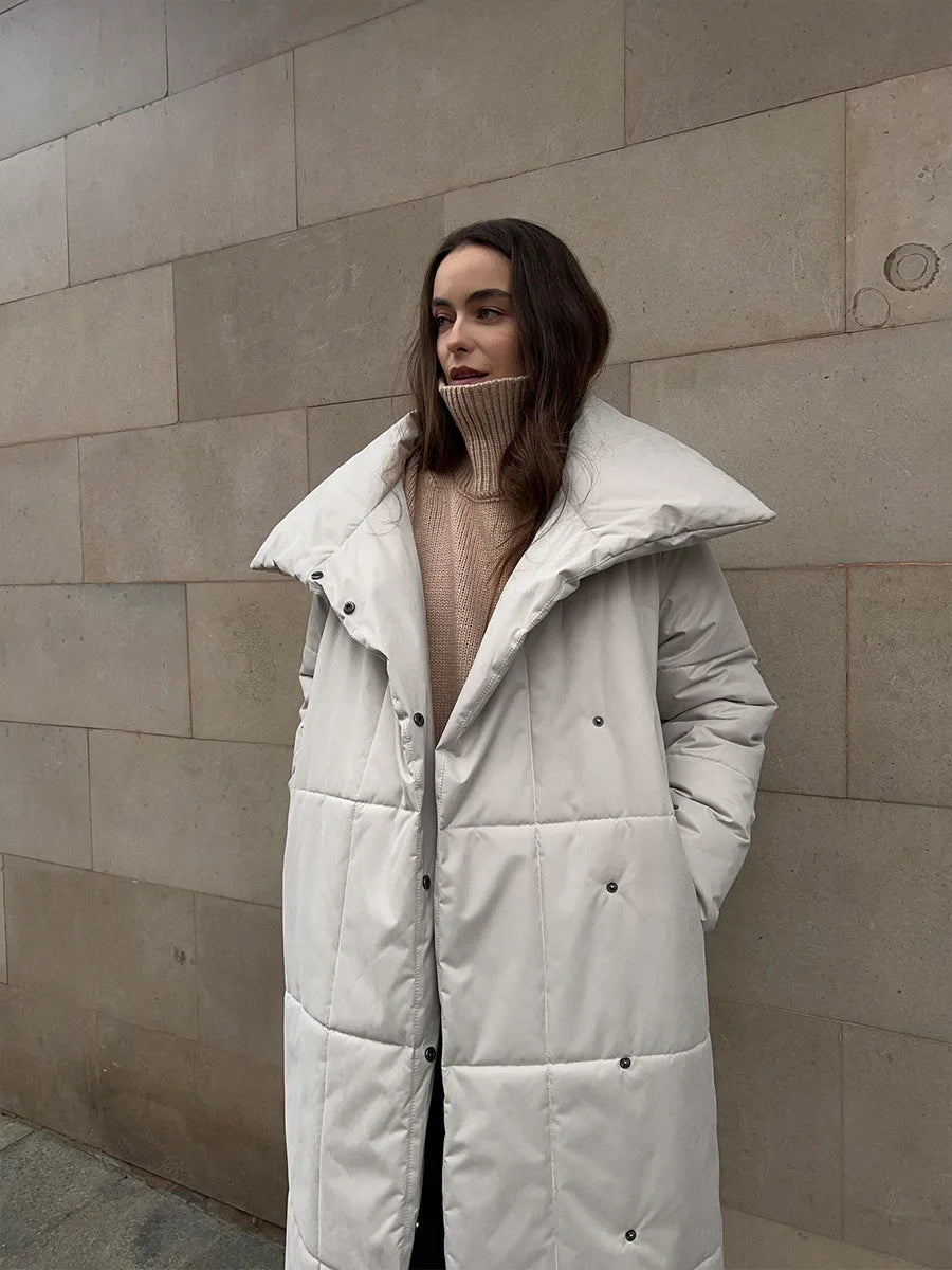 quilted long puffer parka jacket, oversized coat for women, parka for women, parka coat, womens overcoat, oversized overcoat, oversized puffer jacket.