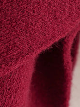 Load image into Gallery viewer, Aristella Draped Cape Scarf Coat | Layered Quiet Luxury Sweater with Attached Scarf | Elegant Shawl Collar Coat