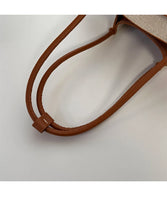 Load image into Gallery viewer, Serane Belted Canvas Tote Bag | Quiet Luxury Oversized work tote bag | Old money Business casual tote