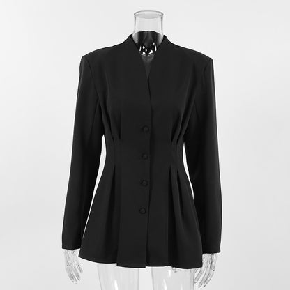 v-neck blazer women