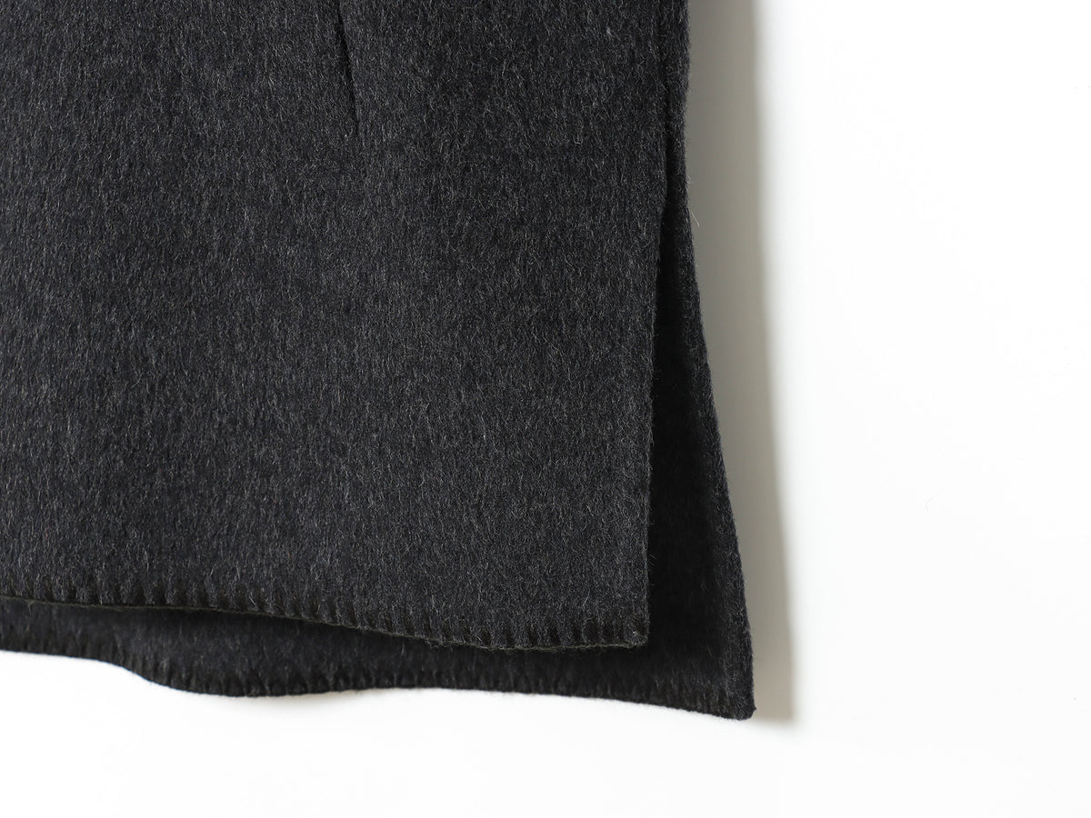 Agatha Oversized Funnel Neck Jacket | Contrast Stitch Jacket Coat
