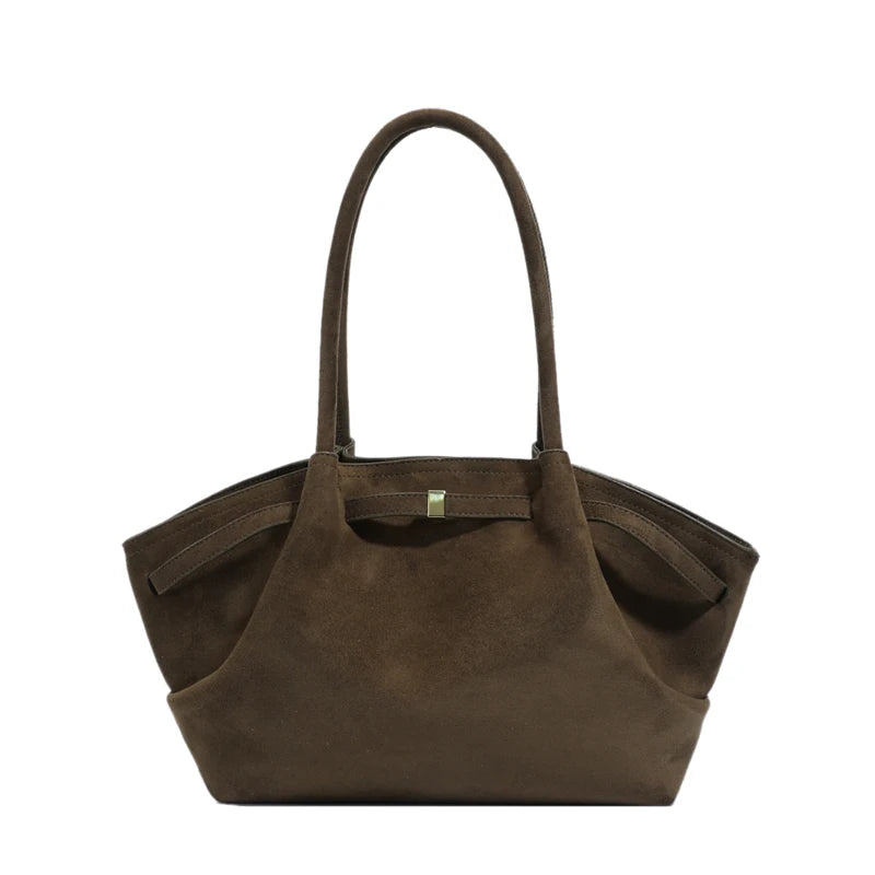 Heirloom Faux Suede Tote Bag | Shoulder Bag