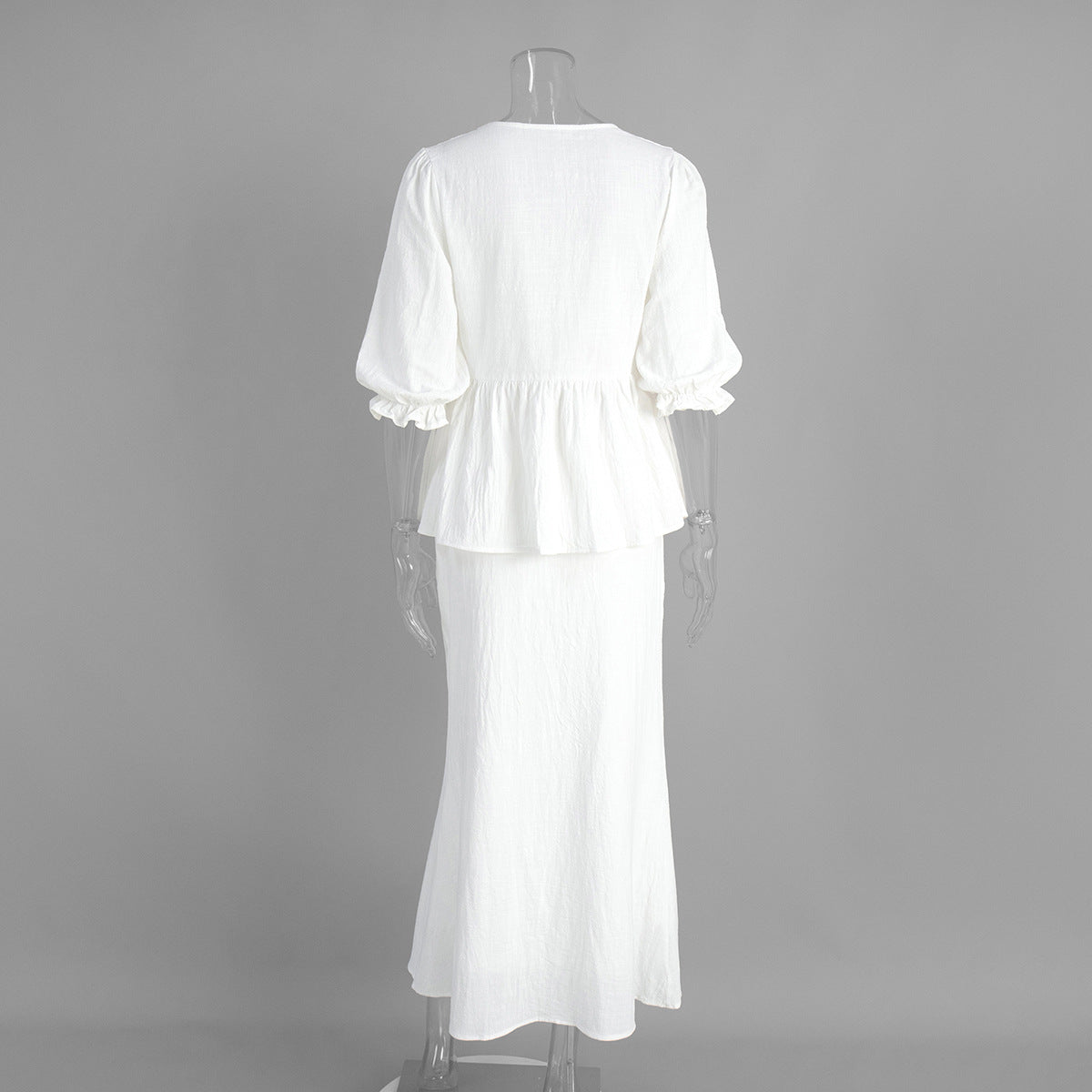 Amalfi Two Piece Skirt Set Women - Elegant Cotton Co-Ord Set