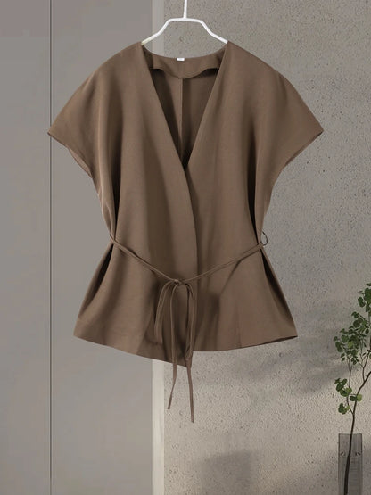 chocolate brown pantsuit women