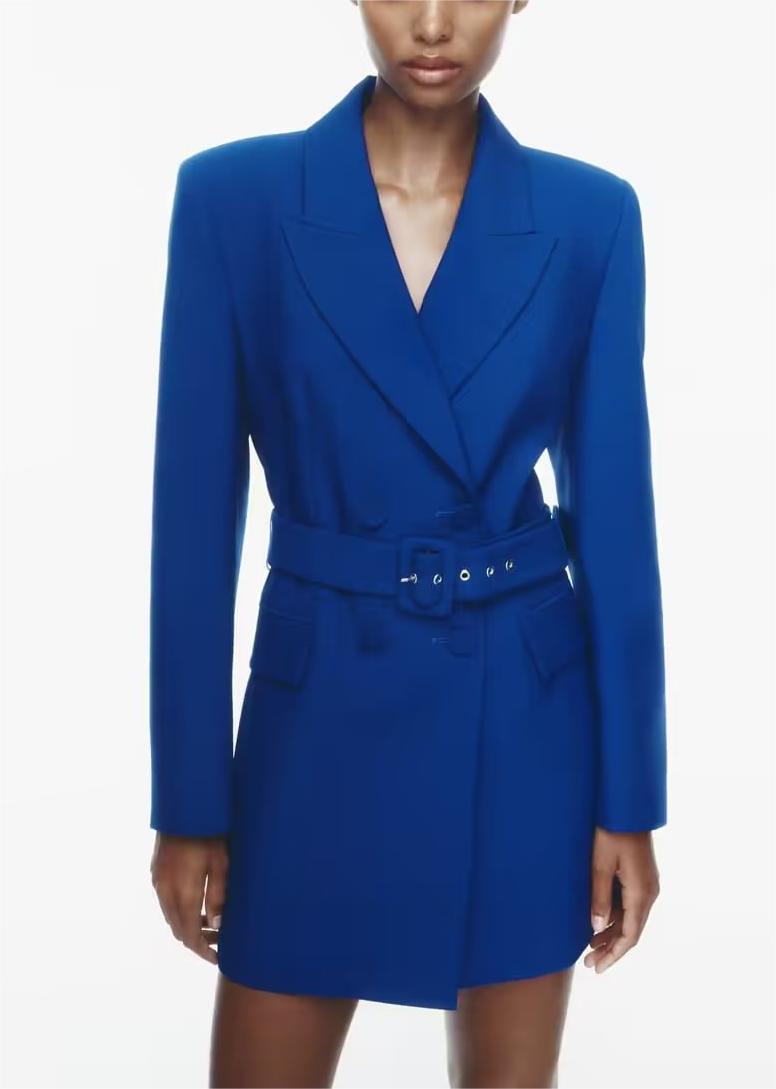Blue Spring Business Coat (Beautiful)  Work outfits women, Work outfit,  Blazer dress