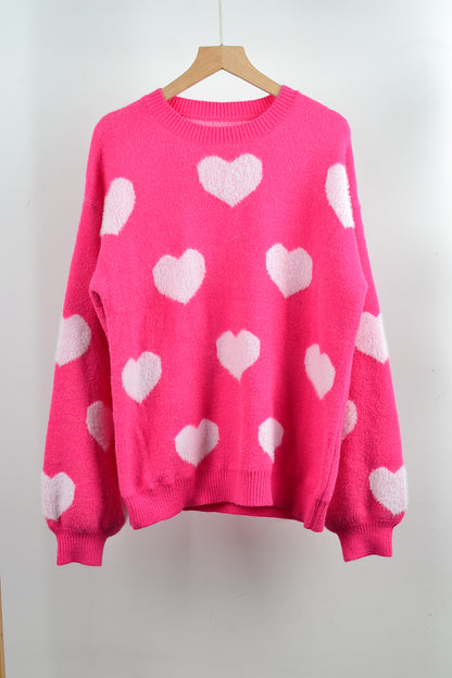 women's winter holiday crew neck sweater, pink sweater, sweater top, colorblock sweater, Womens Ugly Christmas Sweater, cute xmas outfits, womens jumper, pink jumper.