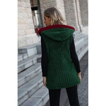 Load image into Gallery viewer, Christmas Ugly Hooded Sweater, Santa Sweater Jacket, Womens Long Jumpers, Sweater Coat, Womens Ugly Christmas Sweater, womens sweater coat, Christmas jumper, Cute xmas outfits.