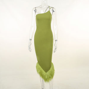 long tight dresses, long bodycon dress, maxi bodycon dress, one shoulder maxi dress, high low hem dress, asymmetrical dress, long bodycon dress, bodycon bandage dress, green bodycon dress, cocktail party dresses, new years eve dress, fall outfit ideas.