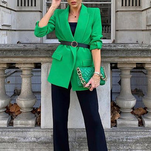 women green coat, women green outerwear, women's down coats and jackets, Women formal wear, Modern Blazer, formal wear for women, green blazer for women, dressy pant suit for women