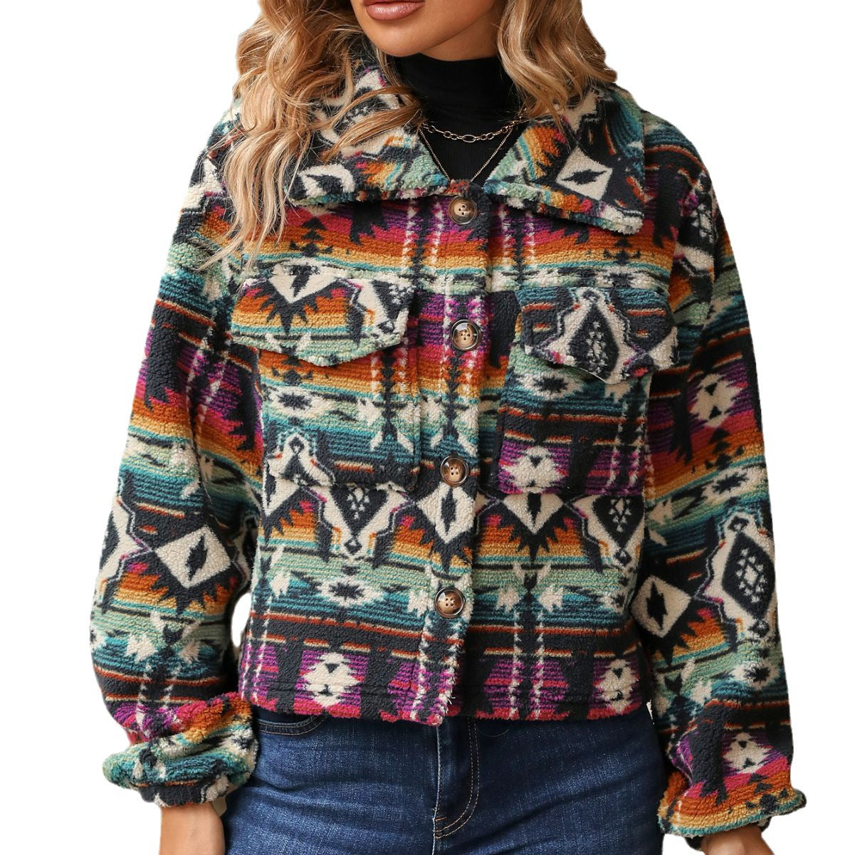 Women's Shacket,Womens Short Coat,womens plus size jacket, Blazer Jacket, women's sweater coat, Shacket Jacket,  Modern Blazer, womens Aztec Print Jacket, Womens Sweater jacket, womens winter sweater jacket. 