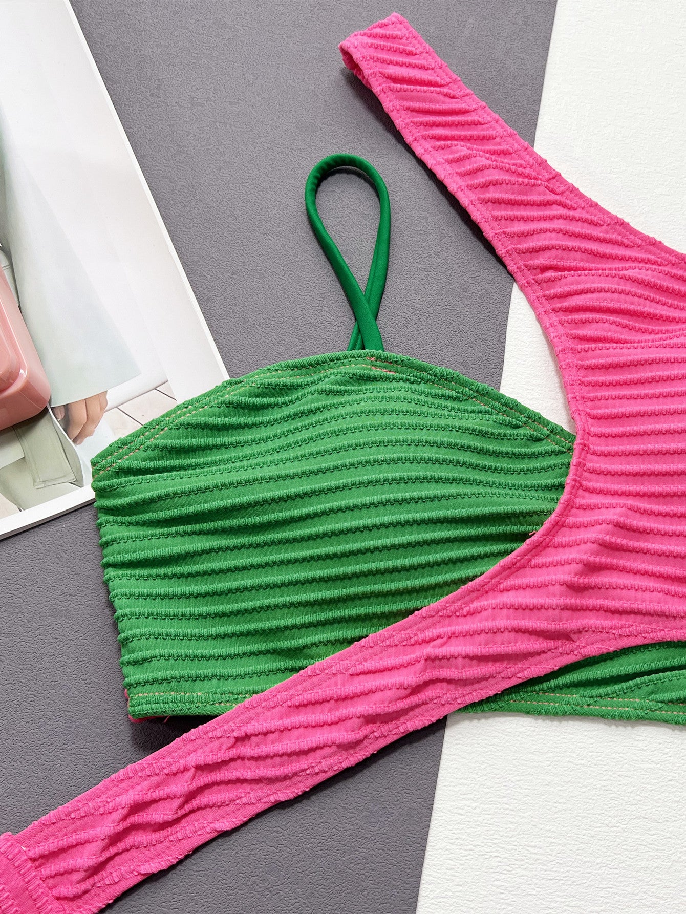 Swimsuit Bikini, Two tone bikini set, The Bikini, Two piece swimsuit, Bikini sets, Womens swimsuit, One shoulder bikini,  Cutout bikini, Micro Bikini, sexy micro bikini, two tone bikini, two piece bikini swimsuit, One shoulder bikini top, color block bikini, womens swimwear, beachwear.
