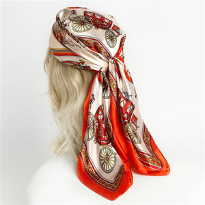 Fashion Whisper Gorgeous Printed Silk Scarves | Neckerchiefs Scarf | Bandana Scarf