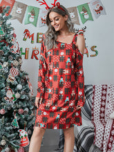 Load image into Gallery viewer, Christmas party dress, Cold shoulder dress, Christmas tunic dress, Cute xmas outfits, work christmas party dress, girls christmas dress, chritmas party dress for women, christmas party dress with sleeves, sexy miss claus, sexy mrs santa, christmas party wear, snapchat christmas outfits, cute casual christmas outfits, christmas dress shirt womens, christmas dress red.