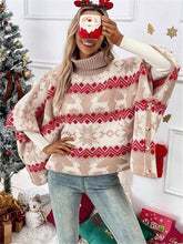 Load image into Gallery viewer, Christmas Pullover women, Cute casual christmas outfits, Holiday sweater, xmas life ugly sweater, Oversized Knit Sweater, women&#39;s Christmas sweater with snowflakes, christmas sweater women near me, ladies knitted jumper, women&#39;s festive sweater, classy ugly christmas sweater,  red ugly christmas sweater for women, cute xmas outfits.