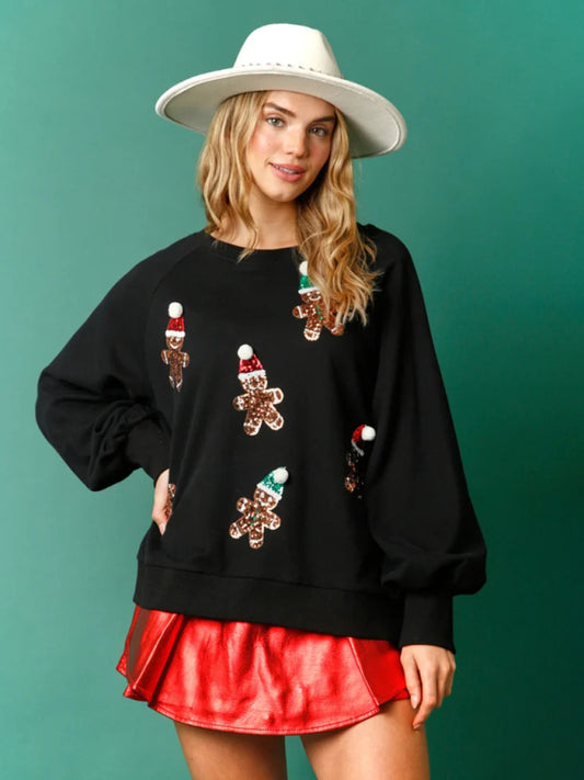 Black Womens Sequin Sweatshirt, Sequin Christmas Sweater, Womens crew neck jumper, Snowman Ugly Christmas Sweater, Christmas jumper, Cute xmas outfits, Christmas Pullover women, sparkly sweaters for the holidays, sparkly christmas sweater, Cute casual christmas outfits, Holiday sweater, xmas life ugly sweater.