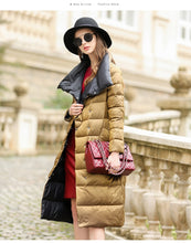 Load image into Gallery viewer, Long Puffer Coat, Ladies down coat, Parka Jacket,Women&#39;s down jacket, Women&#39;s down coats and jackets,Women&#39;s winter coats and jackets, womens outerwear, ladies down jacket, women&#39;s down jacket, Plus size Parka coat.
