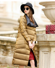 Load image into Gallery viewer, Long Puffer Coat, Ladies down coat, Parka Jacket,Women&#39;s down jacket, Women&#39;s down coats and jackets,Women&#39;s winter coats and jackets, womens outerwear, ladies down jacket, women&#39;s down jacket, Plus size Parka coat, womens fitted parka