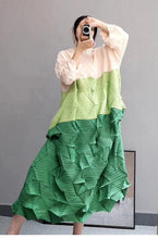 Load image into Gallery viewer, Pleated Maxi Dress 